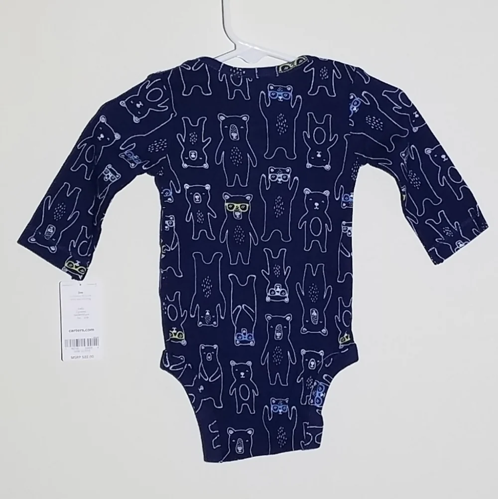 NWT Carter's Bear Sunglasses Bodysuit Onesie 3m